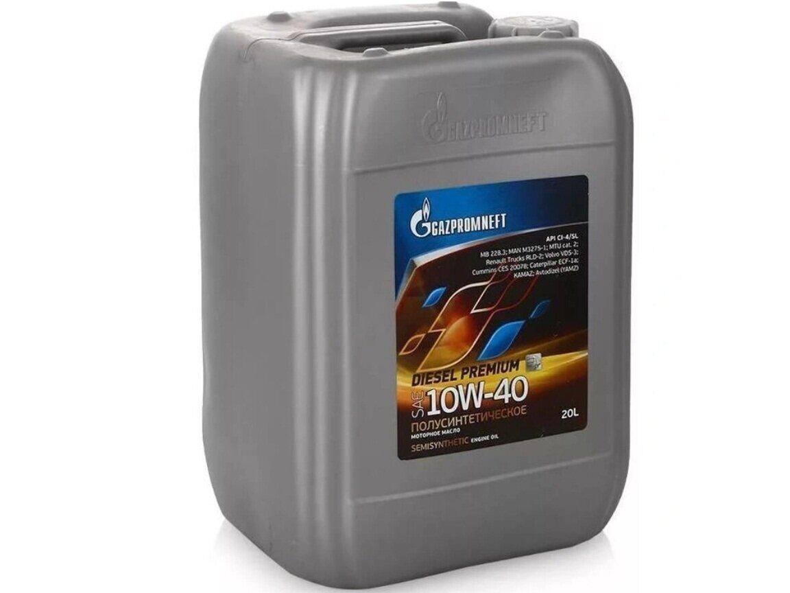 Масло моторное Gazpromneft Diesel Premium 10W-40 API CI-4/SL 20 л